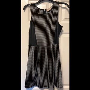 Black Striped Dress